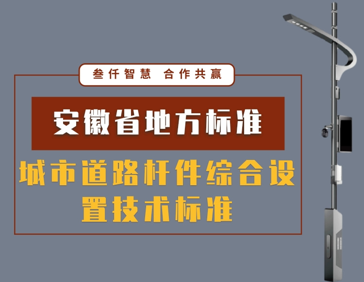 安徽省《城市道路桿件綜合設置技術標準》DB34_T 3956-2021標準文件下載