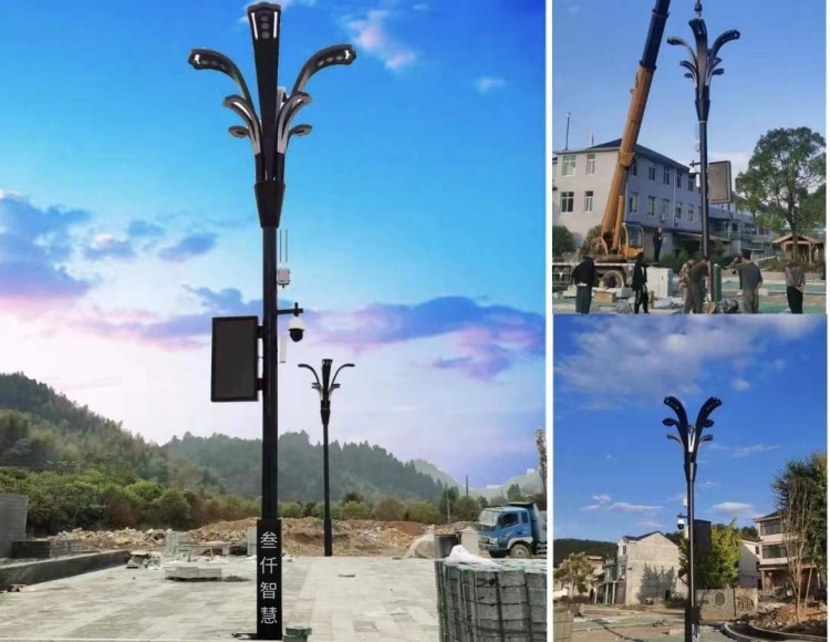 浙江省衢州市美麗鄉(xiāng)村智慧燈桿解決方案項目應(yīng)用案例