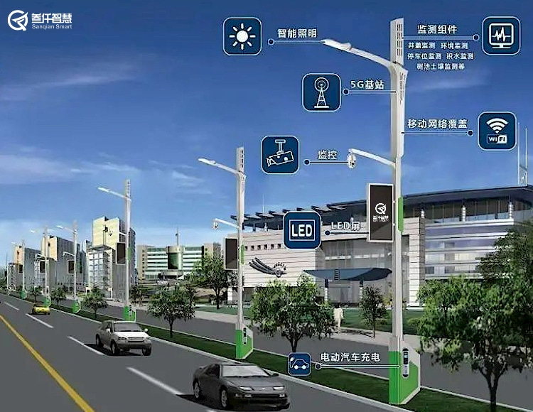 基于智慧燈桿系統(tǒng)的智慧道路（公交）規(guī)劃建設整體解決方案