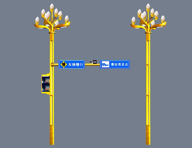 SVIP-3017中華玉蘭花路燈桿智能化解決方案