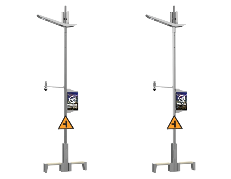 The innovative integration of smart light poles + drone inspections is used in low-altitude economy 